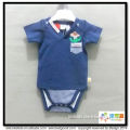 BKD short sleeve dark blue baby bodysuits